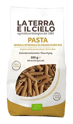 La Terra E Il Cielo Penne Volkoren Bio (500 gr)