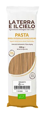 La Terra E Il Cielo Spaghetti Volkoren Bio (500 gr)