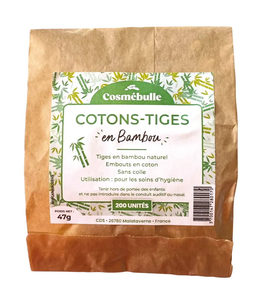 L'atelier Du Monde Cosmébulle Bamboe Wattenstaafjes (200 stuks)