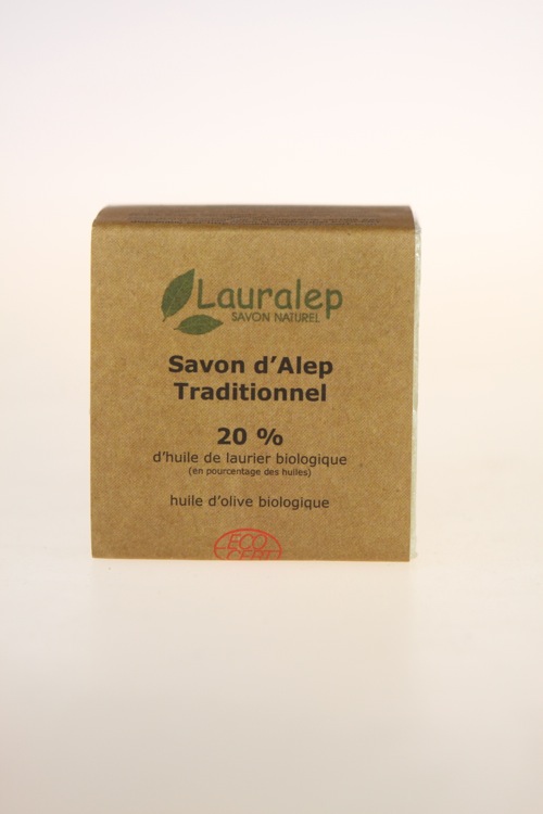 Lauralep Aleppo Zeep 20% Laurierolie Ecocert (200 gr)