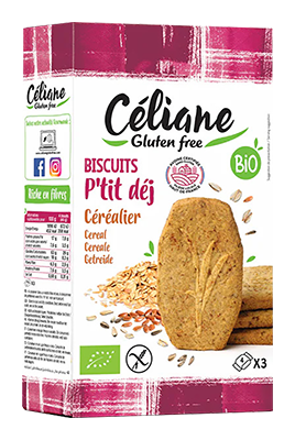 Les Recettes De Céliane Céliane Ontbijtkoek Cereal Bio & Glutenvrij (140 gr)