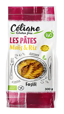 Les Recettes De Céliane Céliane Fusilli Rijst & Maïs Bio & Glutenvrij (300 gr)
