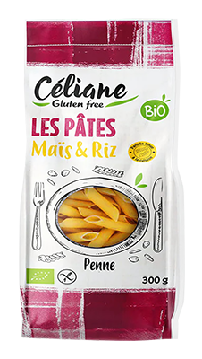 Les Recettes De Céliane Céliane Penne Rijst & Maïs Bio & Glutenvrij (300 gr)