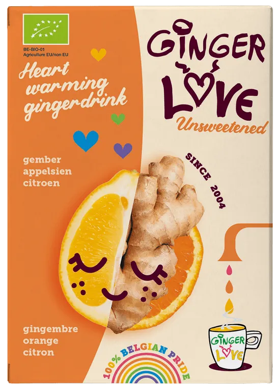 Lombardia Lfc Gingerlove Unsweetened Bio (3 x 14 gr)