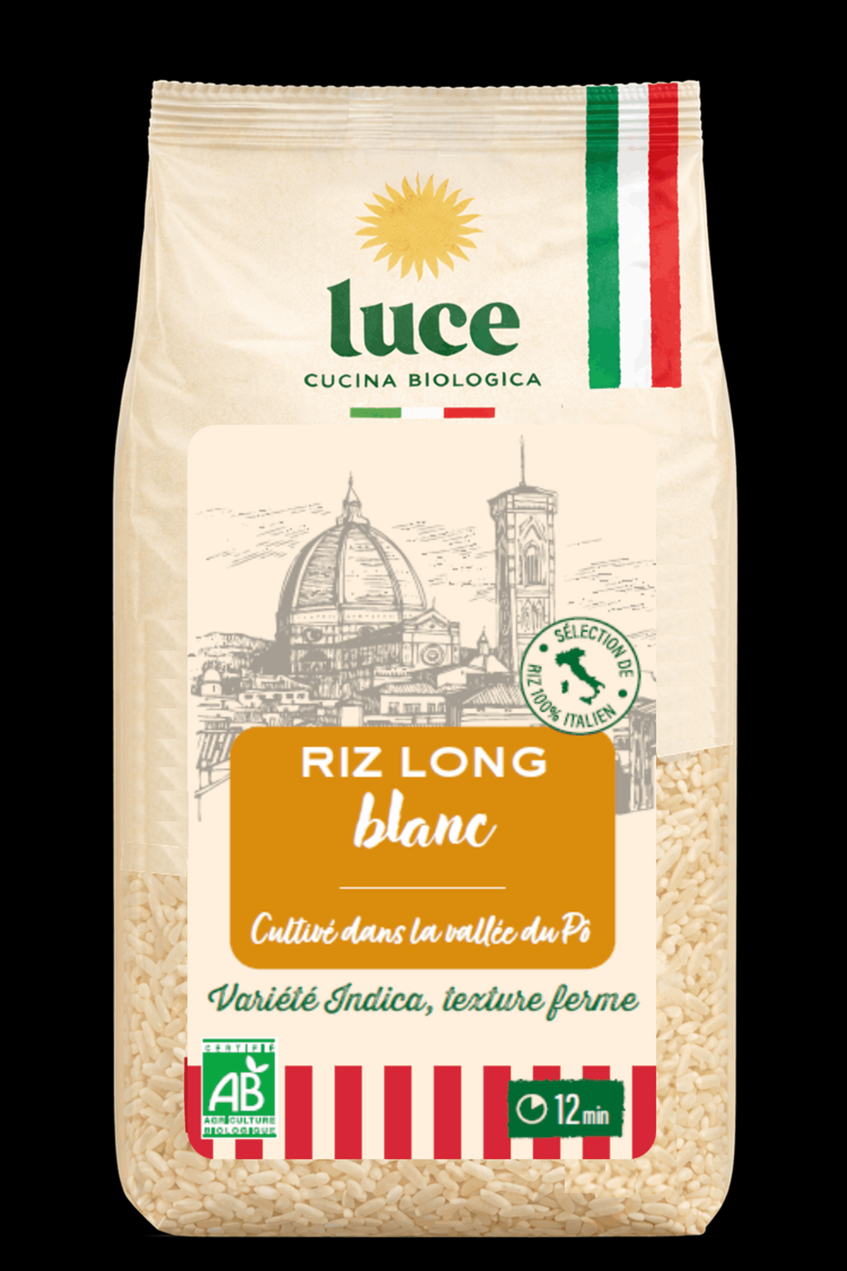 Luce Rijst Lang Wit Italië Bio (1000 gr)