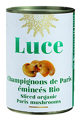 Luce Champignons Gesneden Bio (400 gr)