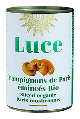 Luce Champignons Gesneden Bio (400 gr)