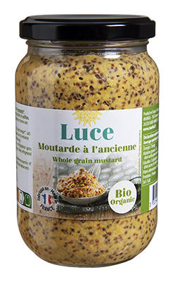 Luce Ouderwetse Mosterd met Granen Bio (350 gr)