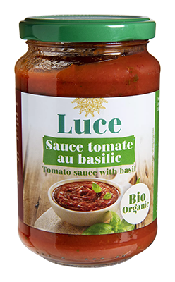 Luce Tomatensaus met Basilicum Bio (340 gr)