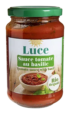 Luce Tomatensaus met Basilicum Bio (340 gr)
