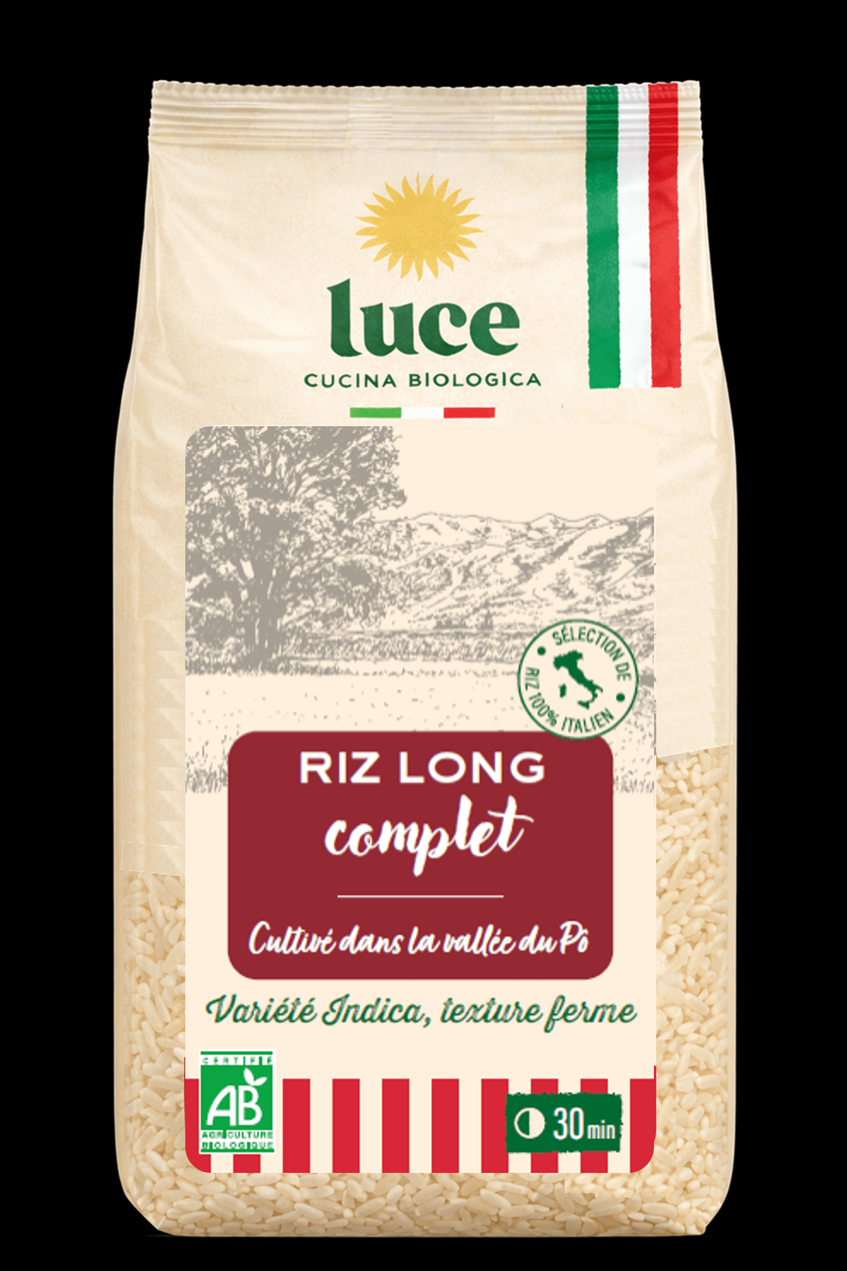Luce Rijst Lang Volkoren Italië Bio (500 gr)
