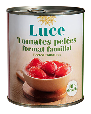Luce Gepelde Tomaten Bio (800 gr)