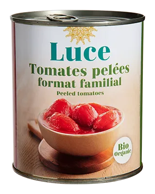 Luce Gepelde Tomaten Bio (800 gr)