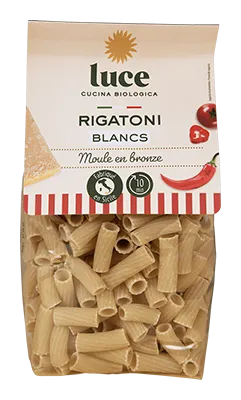 Luce Rigatoni Wit Bio (500 gr)