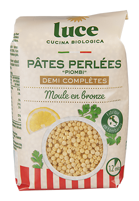 Luce Piombi Halfvolkoren Parelpasta Bio (500 gr)