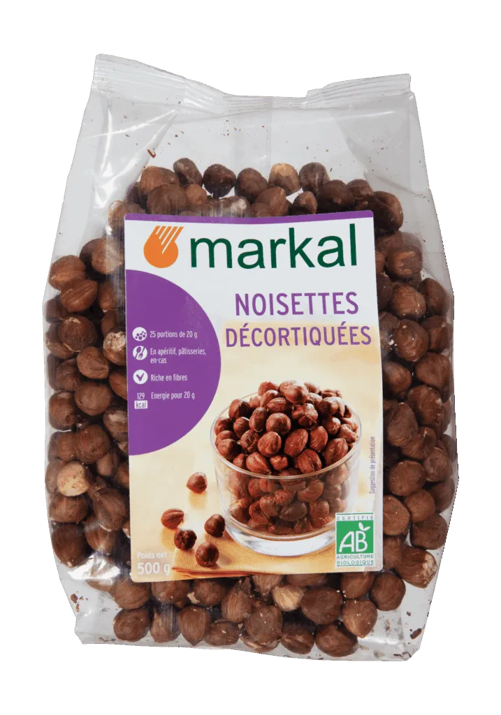 Markal Hazelnoten Gepeld Bio (250 gr)