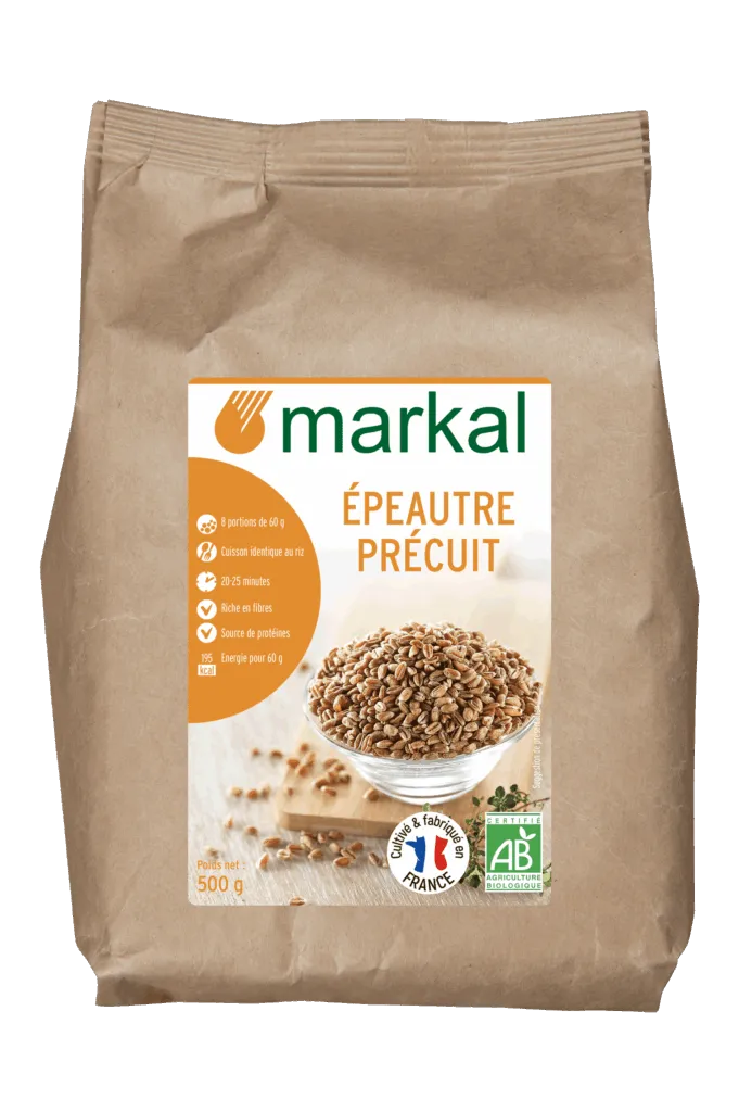 Markal Spelt Voorgekookt Bio (500 gr)