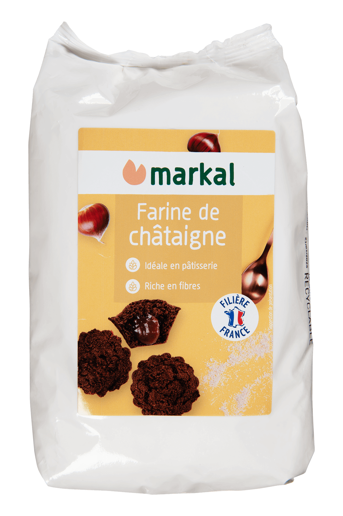 Markal Kastanjemeel Bio (500 gr)