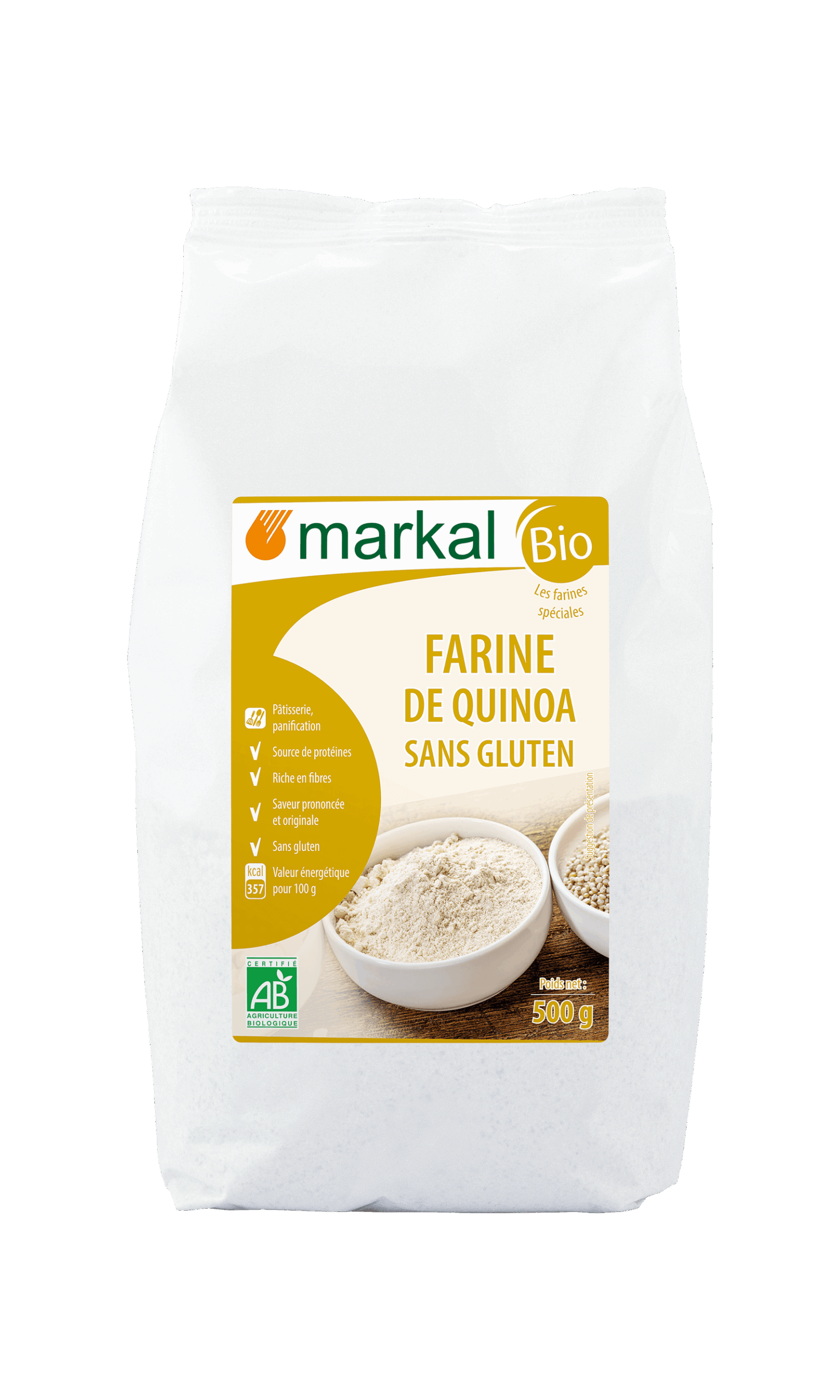 Markal Quinoameel Glutenvrij Bio (500 gr)