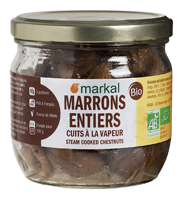 Markal Kastanjes Heel Gekookt Bio (210 gr)