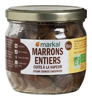 Markal Kastanjes Heel Gekookt Bio (210 gr)
