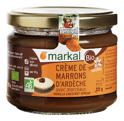Markal Vanille Kastanjecrème met Stukjes Bio (325 gr)