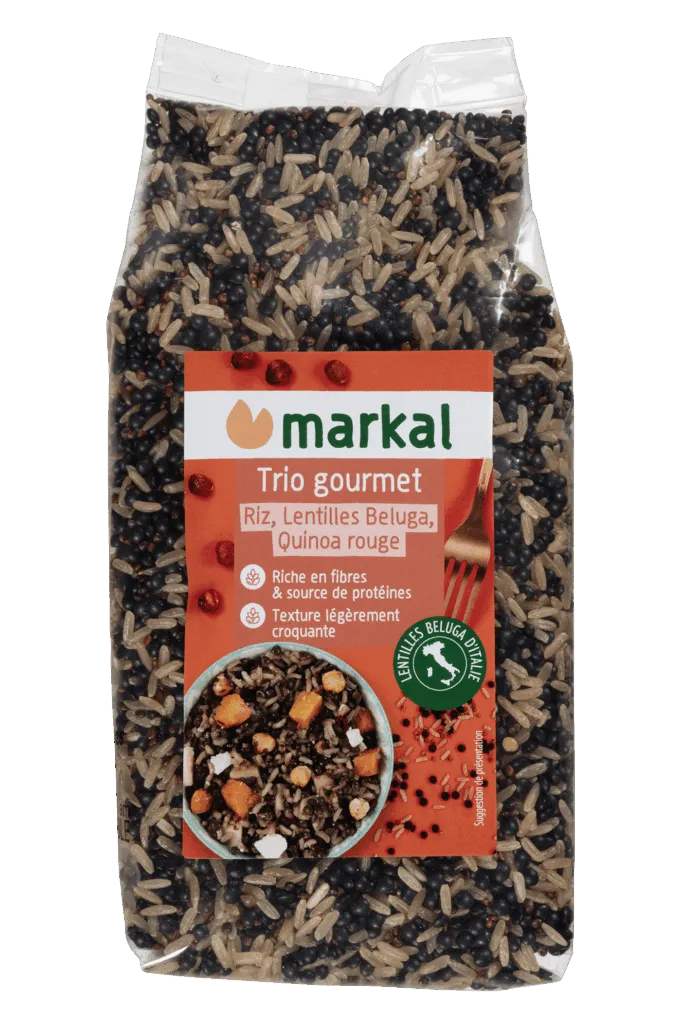 Markal Trio Gourmet (rijst - Linzen - Quinoa) Bio (500 gr)