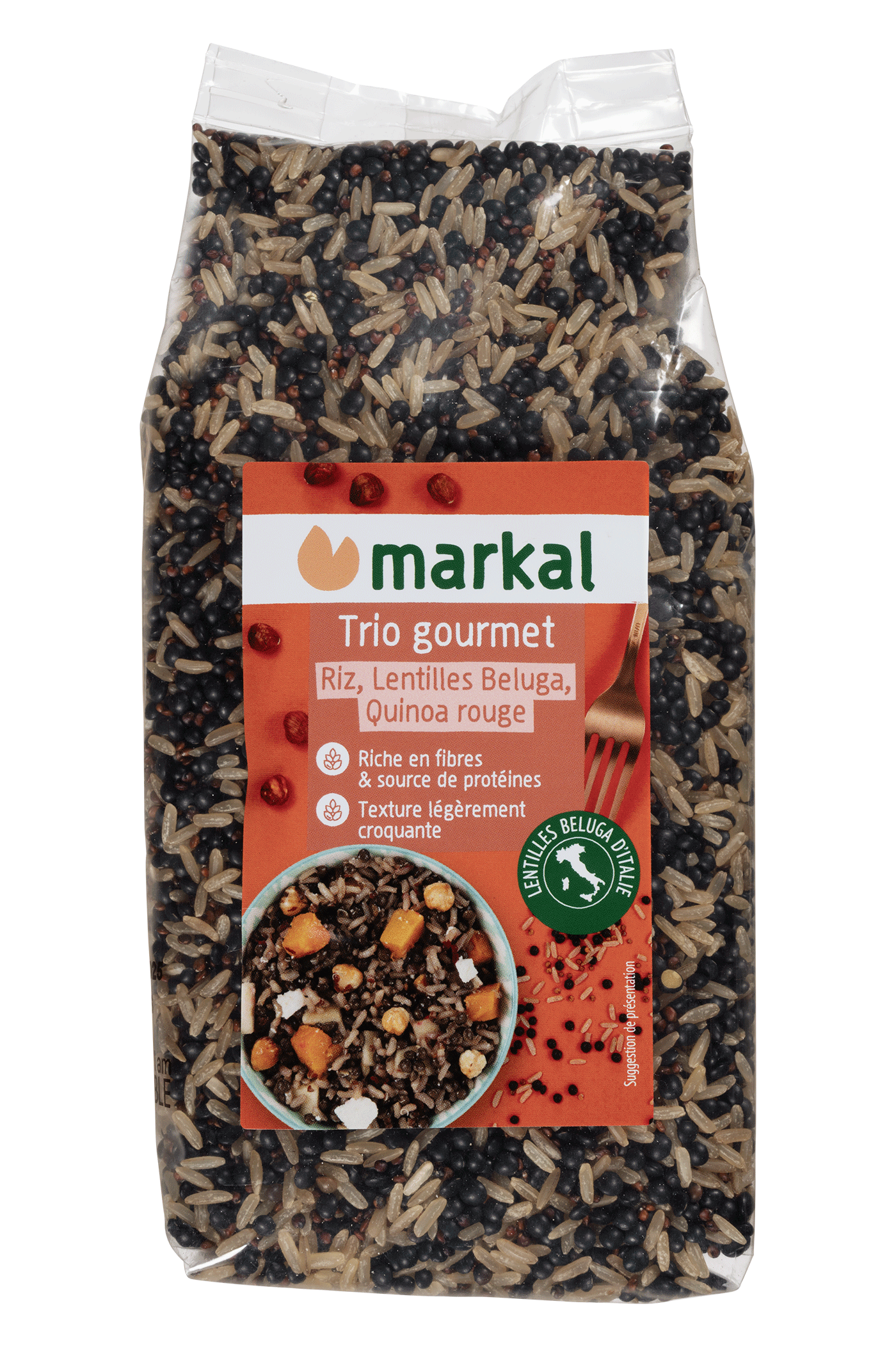 Markal Trio Gourmet (rijst - Linzen - Quinoa) Bio (500 gr)