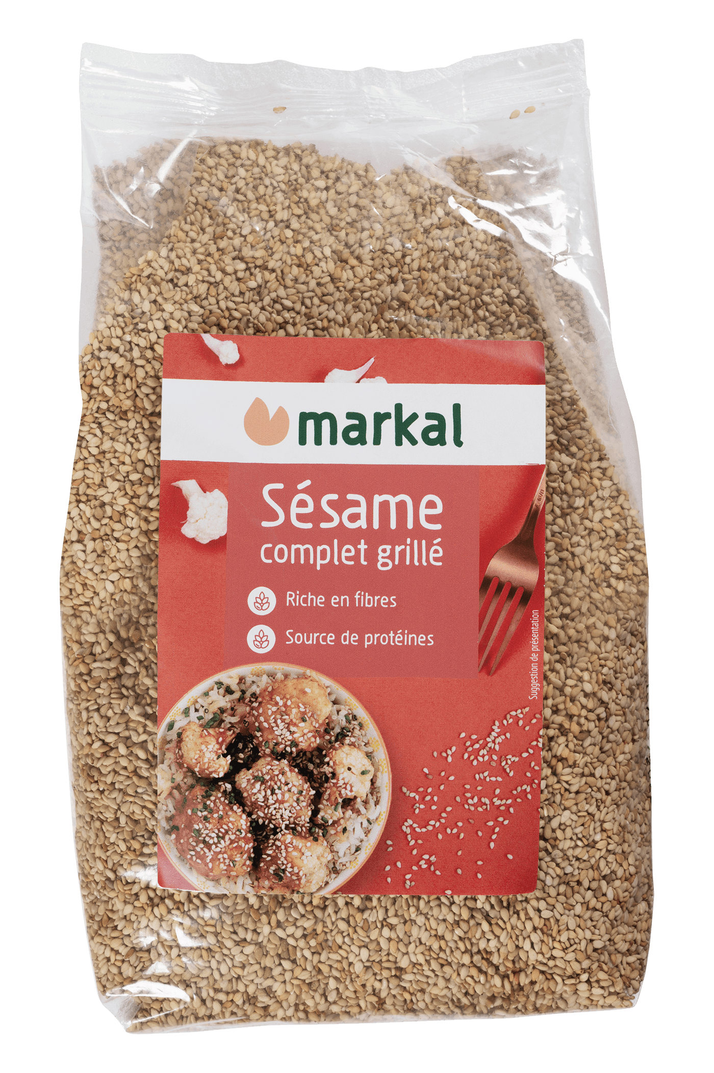 Markal Sesam Heel Gegrild Bio (500 gr)