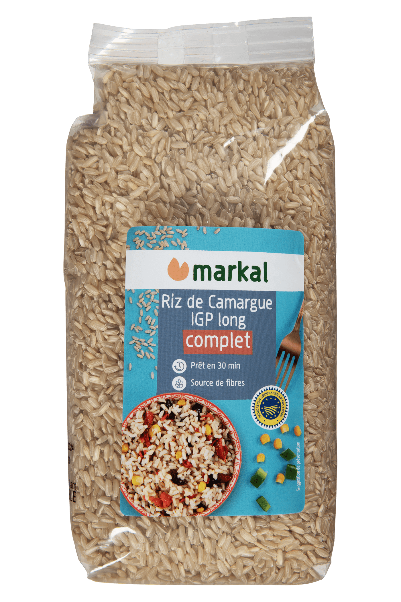 Markal Rijst Lang Volkoren Camargue Bio (1000 gr)