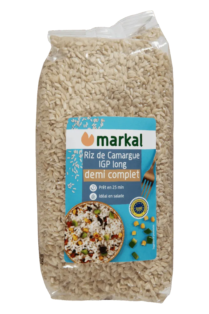 Markal Rijst Lang 1/2 Volkoren Camargue (1000 gr)