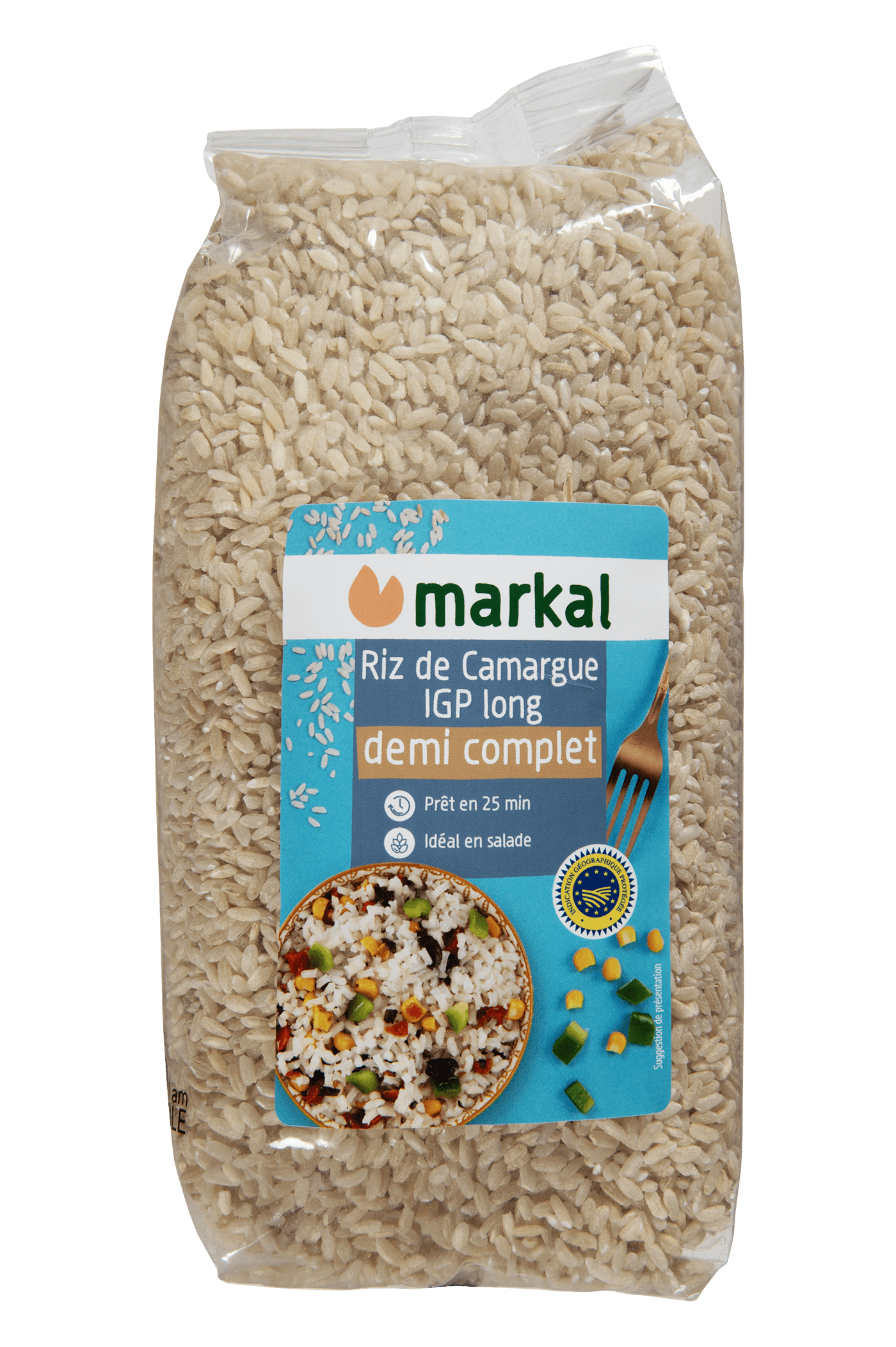 Markal Rijst Lang 1/2 Volkoren Camargue (1000 gr)