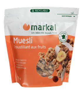 Markal Muesli Crunchy met Fruit Bio (375 gr)