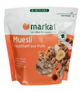 Markal Muesli Crunchy met Fruit Bio (375 gr)