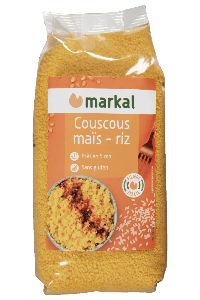 Markal Couscous 70% Maïs 30% Rijst Bio (500 gr)