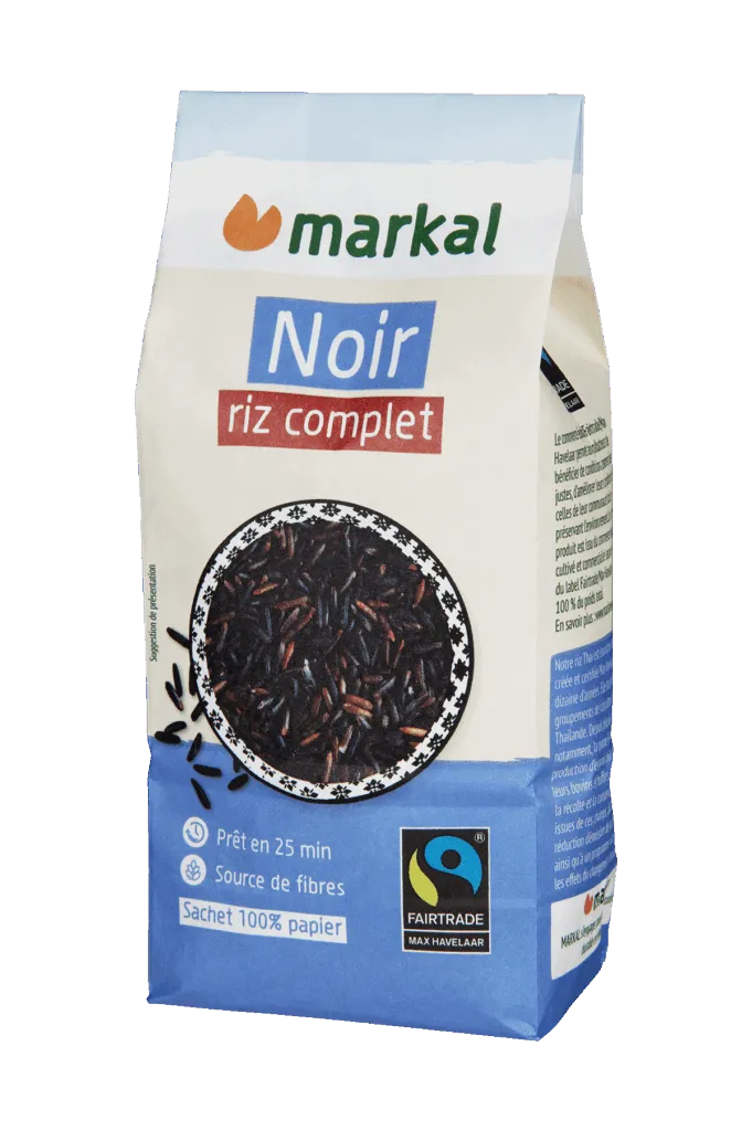 Markal Rijst Thaï Zwart Volkoren Bio (500 gr)