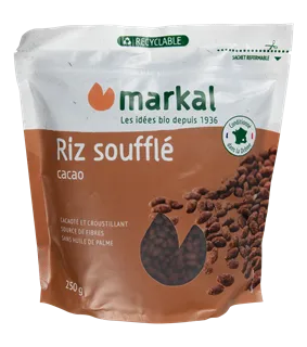 Markal Gepofte Rijst met Cacao Bio (250 gr)
