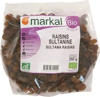 Markal Rozijnen Sultana Bio (250 gr)