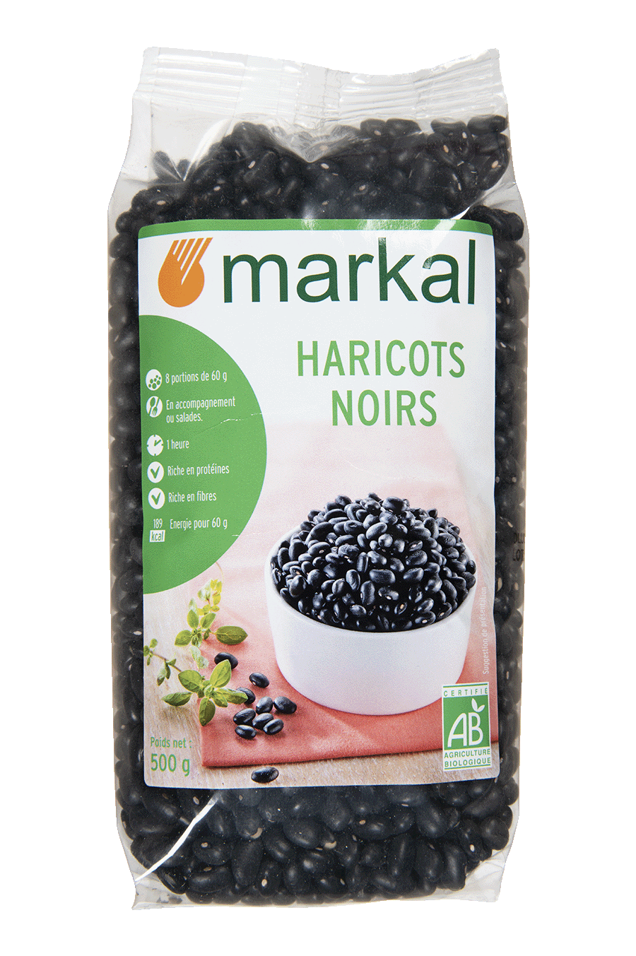 Markal Zwarte Bonen Bio (500 gr)