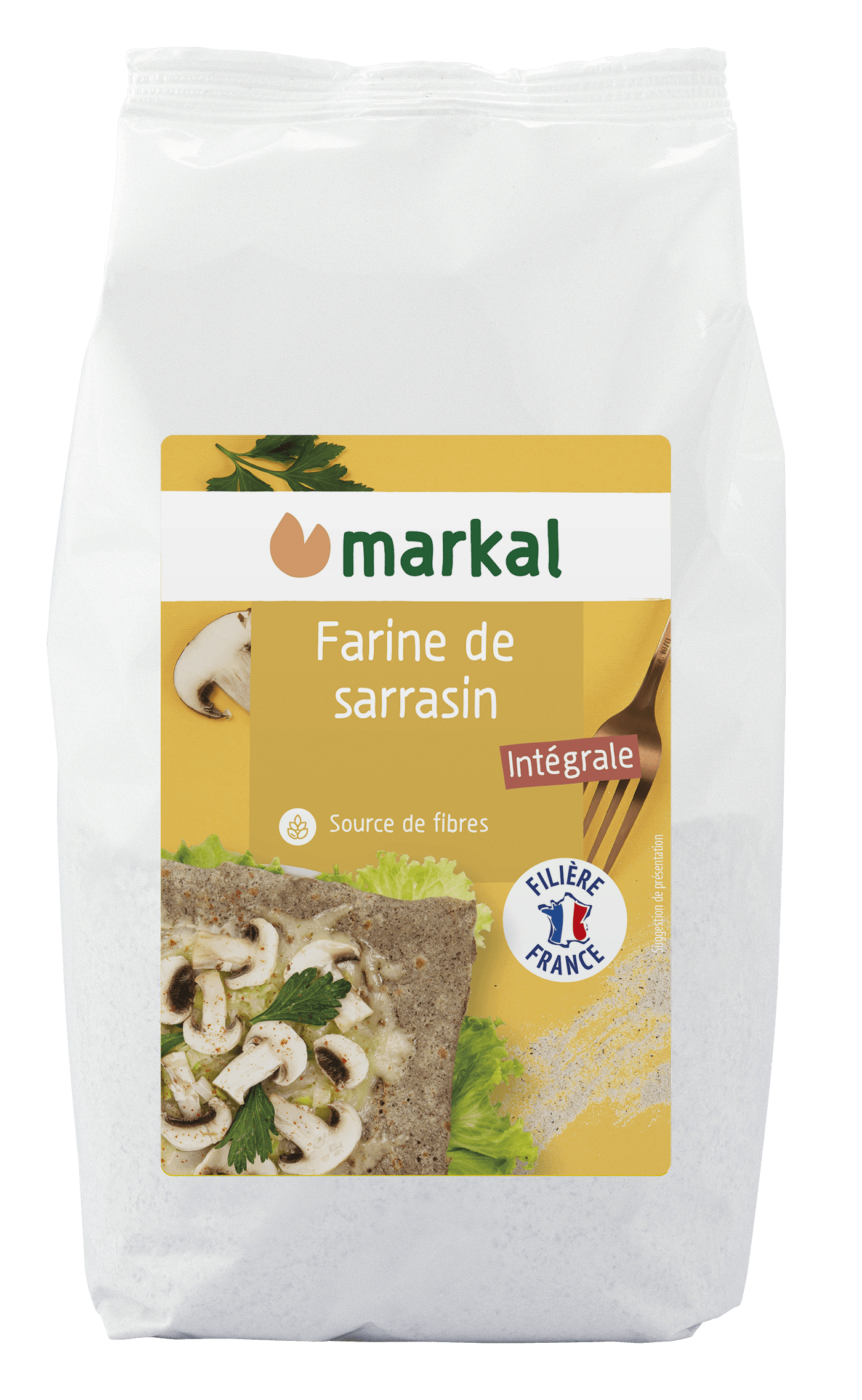 Markal Boekweitmeel Volkoren Bio (500 gr)