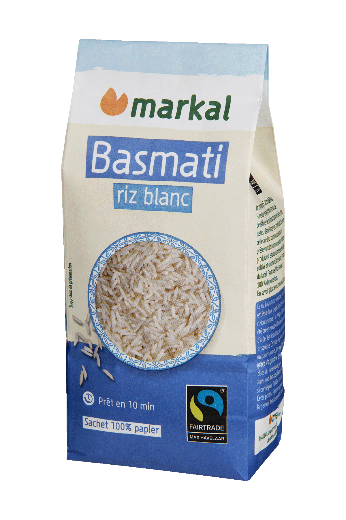 Markal Rijst Basmati Wit Bio (500 gr)