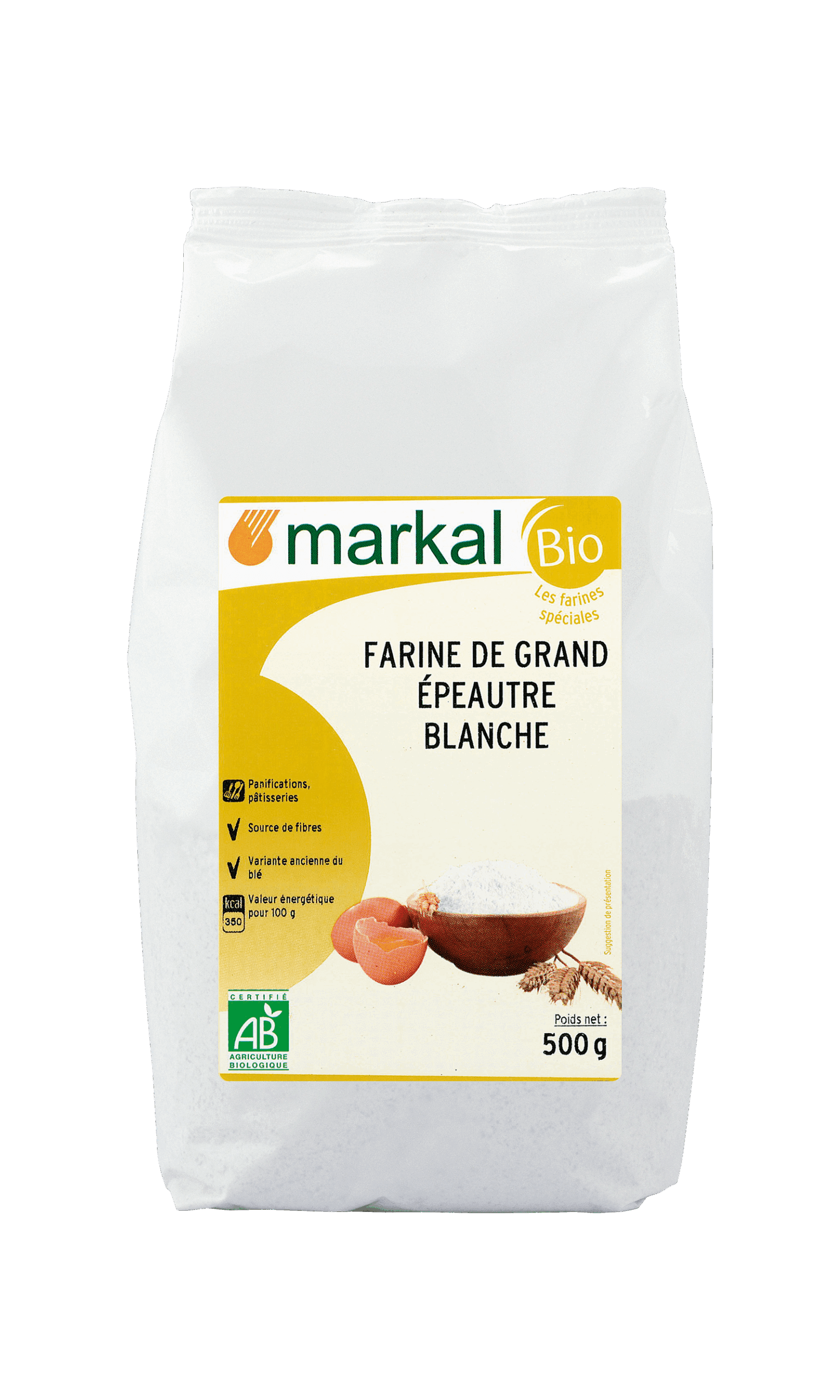 Markal Speltmeel Wit Bio (500 gr)