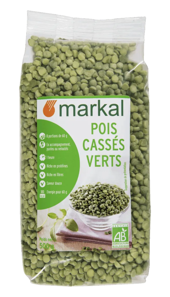 Markal Spliterwten Groen Bio (500 gr)