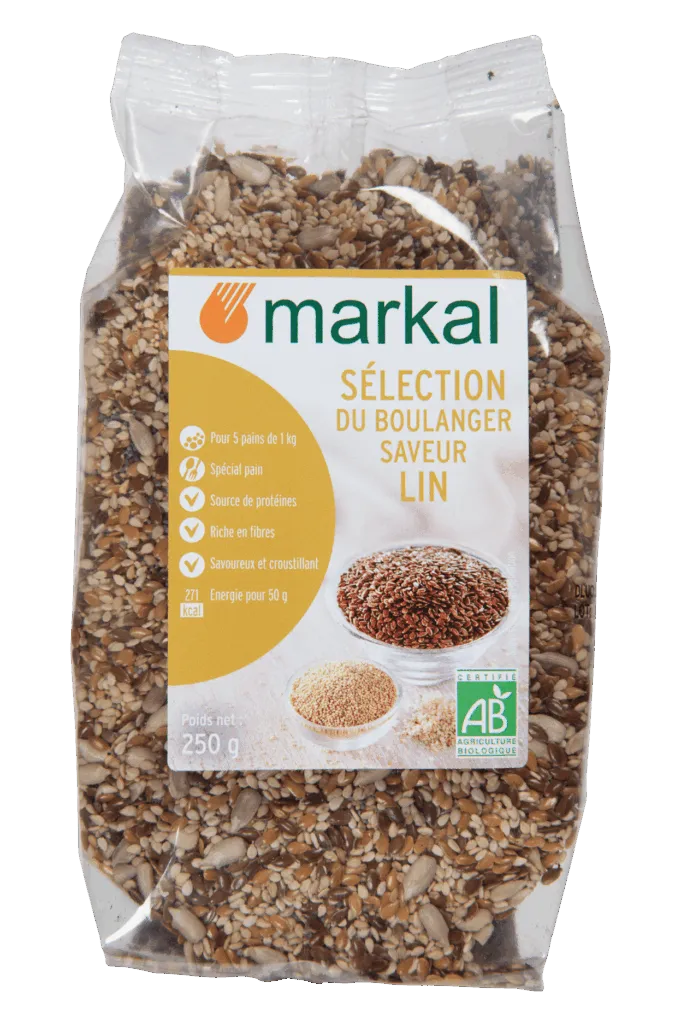 Markal Lijnzaad Broodmix Bio (250 gr)