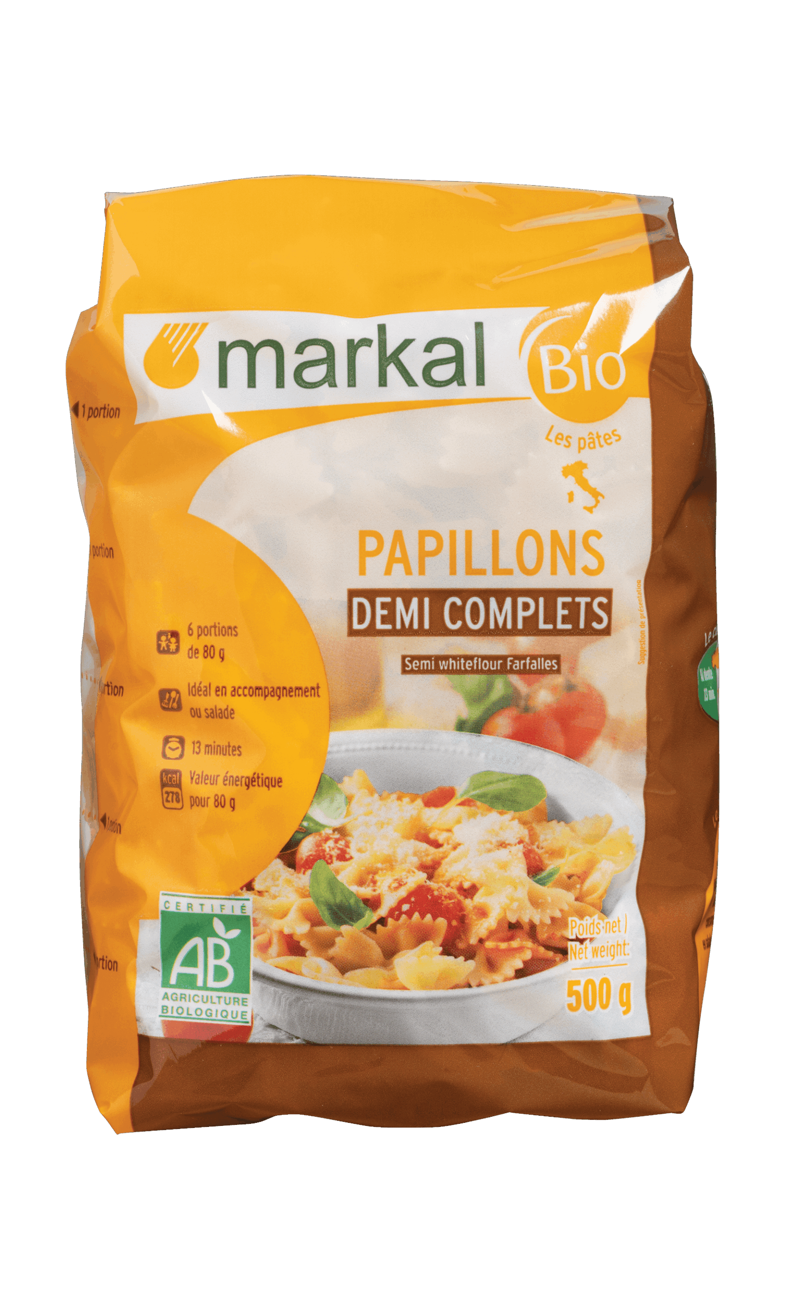 Markal Vlinders 1/2 Volkoren Bio (500 gr)