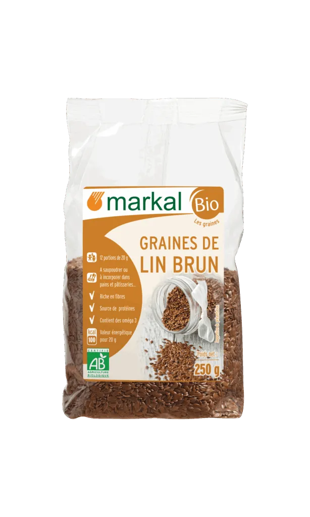 Markal Lijnzaad Bruin Bio (250 gr)