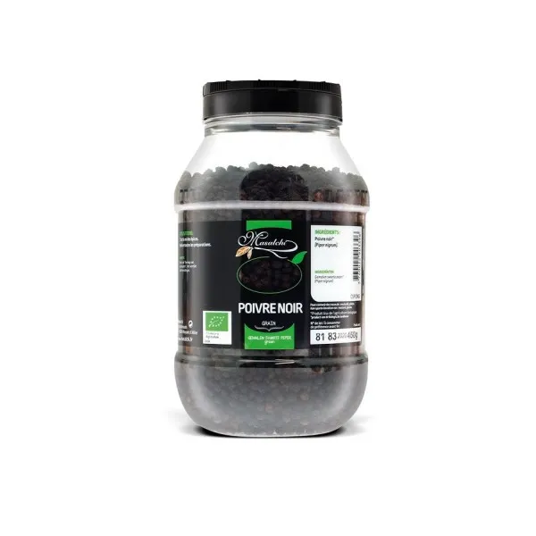Masalchi Peperkorrels Zwart Bio (450 gr)