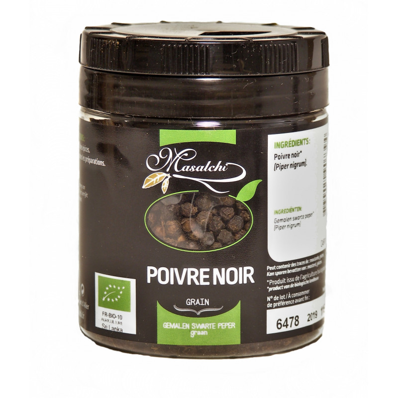 Masalchi Peperkorrels Zwart Bio (115 gr)