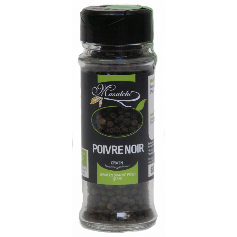 Masalchi Peperkorrels Zwart Bio (45 gr)
