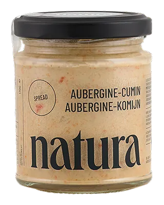 Natura Spread Aubergine-komijn Bio (170 gr)